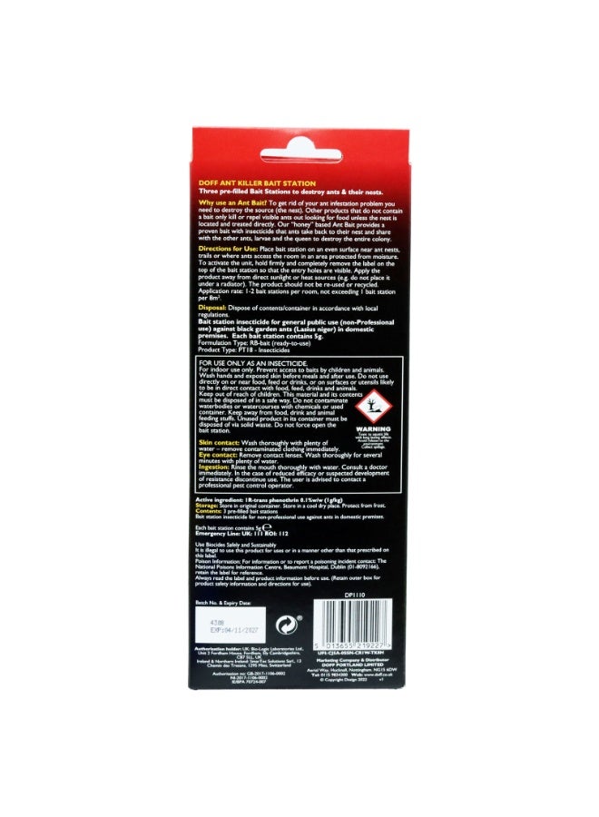 Doff ant bait station 3 Pack - Image 2